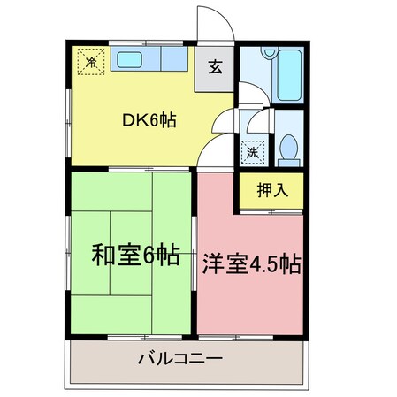 サンサーラ上沢の物件間取画像